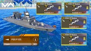 Modern Warships FGS F125 - With Full RSM 56 Bulava Nuclear Missile | Modern Warship