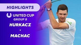 Hubert Hurkacz (POL) v Tomáš Macháč (CZE) - United Cup Highlights | Wide World of Sports