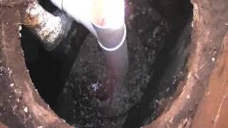 DIY septic tank baffle repair