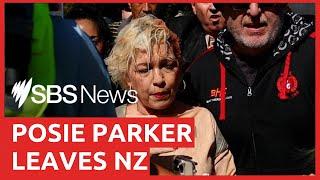 Anti-trans campaigner Posie Parker leaves New Zealand after counter-protests | SBS News