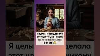 Она целый месяц делала этот цветок. Поддержим!