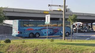 Autobuses Regiomontanos en Houston, Texas | Vanhool Charter Bus from Mexico
