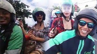Terjebak Macet saat Naik Ojol di Bali, Bule Cantik Rusia Lakukan Hal tak Terduga di Atas Motor