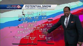 Winter Storm Watch Going Into Effect Tuesday