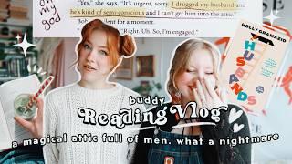 book besties reading & annotating a romance book together cozy reading vlog