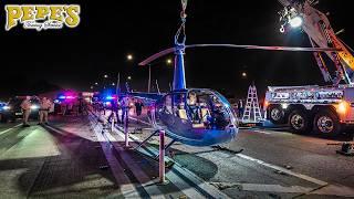 Helicopter Makes Emergency Landing on FREEWAY