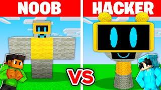 NOOB vs HACKER: I Cheated In a SPRUNKI FUN BOT Build Challenge!