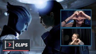 Ali Hillis surprises our Mass Effect Legendary stream with Jennifer Hale | Livestream Clip