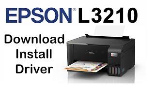 How to Download and Install Driver on Epson L3210 Without CD