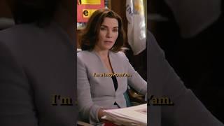 If there's anyone you should be worried about, it's a lawyer.The Good Wife S7 E17#tvseries  #shots