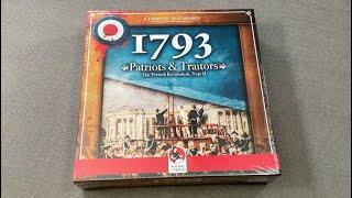 TDG: 1793: Patriots & Traitors + Erweiterungs-Unboxing mit Ray