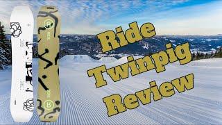 The 2024 Ride Twinpig Snowboard Review