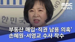 서울 남부지검 '부동산 매입·직권 남용 의혹' 손혜원·서영교 수사 착수 (2019.01.21/5MBC뉴스)