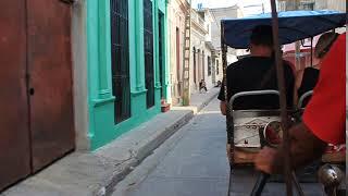 Tuk-tuk ride in Cuba