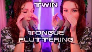 ASMR Twin Tongue Fluttering  No Talking, For Sleep
