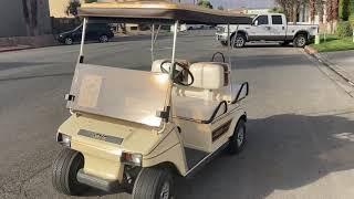 Desert Beige Club Car Fairway Villager 4-Passenger Golf Cart Virtual Test Drive