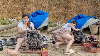 The girl fixes generators and helps farmers succeed