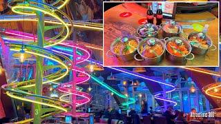 Roller Coaster Restaurant - Food Delivered on a Roller Coaster Track | Food Loop 2022