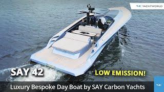 SAY 42 Luxury High Performance Day Boat by SAY Carbon Yachts