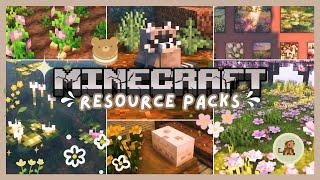 Top 10 Most Beautiful Resourcepacks  | Minecraft Texturepack Review