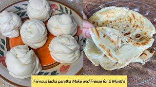 Famous lacha paratha Make and Freeze for 2 Months | Ramadan special