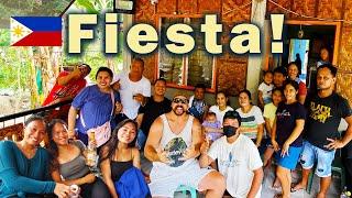 Filipino Family invites me to Fiesta! Real Province life in Bohol Philippines!