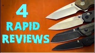 4 Awesome EDC Folding Knives : 4 Knife Reviews