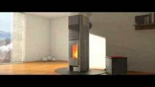 wood stoves - Tonwerk storage heating stoves - T-LINE eco2 - www.tonwerk-ag.com.flv