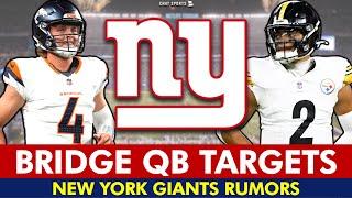 NY Giants Rumors: TOP Bridge QB Options For Giants In NFL Free Agency