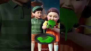 Squid Game AI Cosmic Cake Slime ASMR #squidgame #squidgame2 #ai #asmr