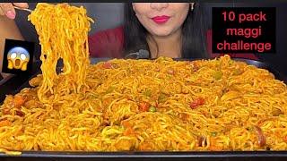 10 Packet Maggi Challenge  Maggi Eating Challenge | Indian Maggi Challenge | Maggi Challenge