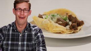 Americans Try REAL Street Tacos