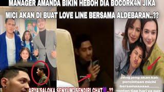 MANAGER AMANDA MANOPO BOCORK4N,ALDEBARAN AKAN DI BUAT LOVE LINE SAMA MICI.? | ARYA SALOKA SENYUM"