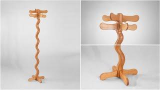 Sculpted Coat Rack Build - Furniture Design Process by Exploration