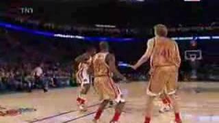 MVP 2008 LeBron James Slam Dunk over West with 1 minute left