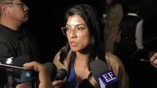 Entrevista a la senadora Verónica Rodríguez, al término de la reunión de comisiones unidas