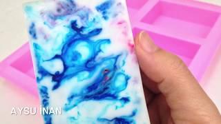 TIE DYE SOAP | DIY MELT AND POUR SOAP MAKING IDEA FOR BEGINNERS AT HOME