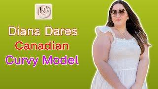 Diana Dares | Canadian Plus Size Curvy model | Body Positivity | Instagram Star | Biography & Facts