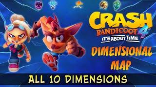 Crash 4: It's About Time OST - Dimensional Map (All 10 Variations)