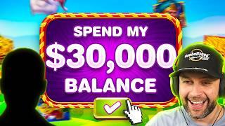 I GAVE my SUBSCRIBER $30,000 to SPEND on SLOTS!! SUBSCRIBER SPENDS BALANCE! (Bonus Buys)