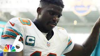 Tyreek Hill sued by social media influencer who claims Dolphins star broke her leg