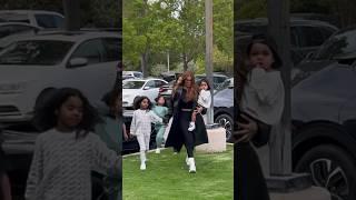 Khloe Kardashian reveals new hair color as she takes her kids nieces to Saint West’s basketball game