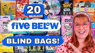 UNBOXING 20 FIVE BELOW MYSTERY BLIND BAGS!! 