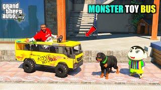 Franklin & Shinchan Buy Mini Monster Bus Toy Car in GTA 5 | JNK GAMER