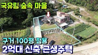 양평근생주택매매[768번] 국유림 마을내 구거부지 100평 사용 주택수 포함 안되는 2억대 근생주택