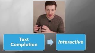 Text Completion: GRE Verbal Interactive (Summer 2021) - GREPREPCLUB