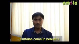 Adding value to customers is the hallmark of amita Curtains and Wallpaper shop says Mr Kalyan