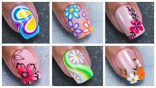 New Nail Art Ideas 2024 | Best Floral Nail Art Compilation