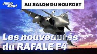 Le nouveau Rafale F4  en détail - Jumpseat au #bourget #dassault #rafale