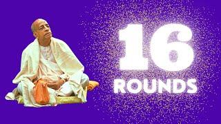 Srila Prabhupada Chanting Japa (1 round = 7.15 mins) 16 rounds